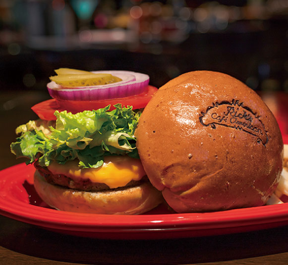 リックス名物 クラシックチーズバーガー